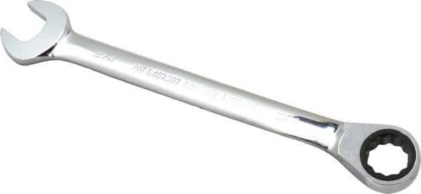 Blackhawk by Proto - 3/4" 12 Point Combination Wrench - 15° Head Angle, 6-3/4" OAL, Steel, Chrome Finish - Exact Tool & Supply