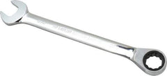Blackhawk by Proto - 3/4" 12 Point Combination Wrench - 15° Head Angle, 6-3/4" OAL, Steel, Chrome Finish - Exact Tool & Supply