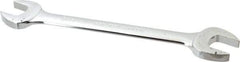 Blackhawk by Proto - 15/16" x 1" Standard Open End Wrench - 11-13/32" OAL, Double End, Full Polish Finish, 15° Head Angle - Exact Tool & Supply
