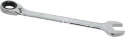 Blackhawk by Proto - 1" 12 Point Combination Wrench - 15° Head Angle, 12-11/16" OAL, Steel, Chrome Finish - Exact Tool & Supply
