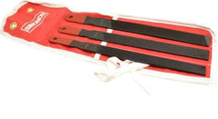 Simonds File - 3 Piece American Pattern File Set - 8", 10" Long, Bastard Coarseness, Paddle Handle, Set Includes Mill - Exact Tool & Supply