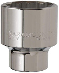 Paramount - 1-11/16", 3/4" Drive, Standard Hand Socket - 12 Points, 2-3/4" OAL - Exact Tool & Supply