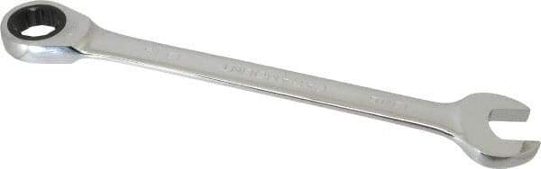 Paramount - 13/16" 12 Point Ratcheting Combination Wrench - 10-5/8" OAL, Chrome Vanadium Steel, Polished Finish - Exact Tool & Supply
