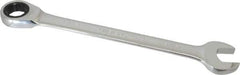 Paramount - 13/16" 12 Point Ratcheting Combination Wrench - 10-5/8" OAL, Chrome Vanadium Steel, Polished Finish - Exact Tool & Supply