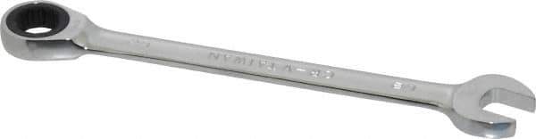 Paramount - 1/2" 12 Point Ratcheting Combination Wrench - 6-7/64" OAL, Chrome Vanadium Steel, Polished Finish - Exact Tool & Supply