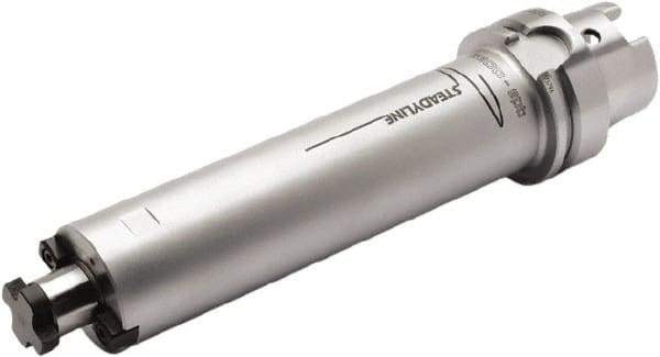 Seco - HSK100A Taper Shank 1" Pilot Diam Shell Mill Holder - 9" Flange to Nose End Projection, 2-1/4" Nose Diam, Through-Spindle Coolant - Exact Tool & Supply