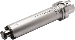 Seco - HSK100A Taper Shank 1" Pilot Diam Shell Mill Holder - 9" Flange to Nose End Projection, 2-1/4" Nose Diam, Through-Spindle Coolant - Exact Tool & Supply