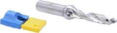 Iscar - 3/8" to 0.39" Diam, 5xD, 1.87" Max Depth, 1/2" Shank Diam, 4.26" OAL, Replaceable-Tip Drill - FCP, ICK, ICK-2M, ICM, ICP, iCP-2M Insert, 85441608 Toolholder, Series SumoCham - Exact Tool & Supply