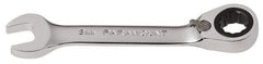 Paramount - 9mm 12 Point Combination Wrench - 15° Head Angle, 3-21/32" OAL, Chrome Vanadium Steel, Polished Finish - Exact Tool & Supply