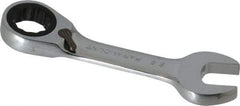 Paramount - 5/8" 12 Point Offset Combination Wrench - 15° Offset Angle, 4-7/8" OAL, Chrome Vanadium Steel, Polished Finish - Exact Tool & Supply