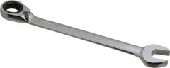 Paramount - 17mm 12 Point Combination Wrench - 15° Head Angle, 8-57/64" OAL, Chrome Vanadium Steel, Polished Finish - Exact Tool & Supply