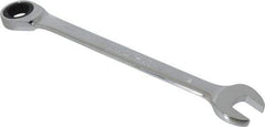 Paramount - 21mm 12 Point Combination Wrench - 15° Head Angle, 11-21/64" OAL, Chrome Vanadium Steel, Polished Finish - Exact Tool & Supply