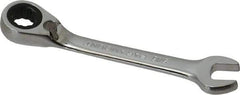 Paramount - 5/16" 12 Point Offset Combination Wrench - 15° Offset Angle, 3-1/2" OAL, Chrome Vanadium Steel, Polished Finish - Exact Tool & Supply