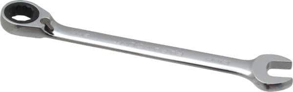 Paramount - 13mm 12 Point Combination Wrench - 15° Head Angle, 7" OAL, Chrome Vanadium Steel, Polished Finish - Exact Tool & Supply