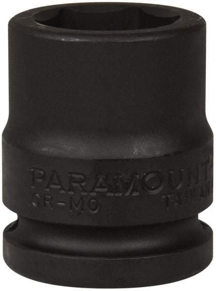 Paramount - 3/4" Drive 26mm Standard Impact Socket - 6 Points, 2-3/32" OAL - Exact Tool & Supply