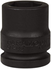 Paramount - 3/4" Drive 26mm Standard Impact Socket - 6 Points, 2-3/32" OAL - Exact Tool & Supply