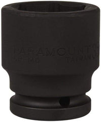 Paramount - 3/4" Drive 35mm Standard Impact Socket - 6 Points, 2-1/4" OAL - Exact Tool & Supply