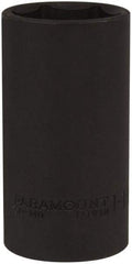 Paramount - 1/2" Drive 1-1/4" Deep Impact Socket - 6 Points, 3-1/2" OAL - Exact Tool & Supply