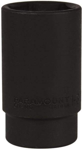 Paramount - 1/2" Drive 1-3/8" Deep Impact Socket - 6 Points, 3-1/2" OAL - Exact Tool & Supply