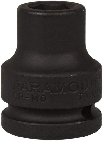 Paramount - 3/4" Drive 5/8" Standard Impact Socket - 6 Points, 2" OAL - Exact Tool & Supply