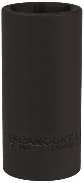 Paramount - 1/2" Drive 1-1/8" Deep Impact Socket - 6 Points, 3-1/2" OAL - Exact Tool & Supply
