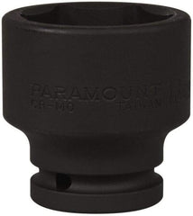 Paramount - 3/4" Drive 43mm Standard Impact Socket - 6 Points, 2-7/16" OAL - Exact Tool & Supply