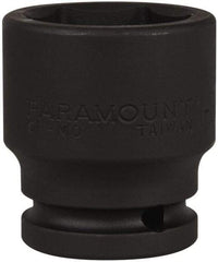 Paramount - 3/4" Drive 1-3/8" Standard Impact Socket - 6 Points, 2-1/4" OAL - Exact Tool & Supply