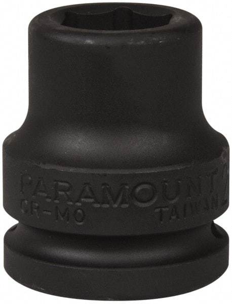 Paramount - 3/4" Drive 20mm Standard Impact Socket - 6 Points, 2" OAL - Exact Tool & Supply