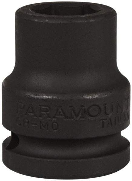 Paramount - 3/4" Drive 3/4" Standard Impact Socket - 6 Points, 2" OAL - Exact Tool & Supply