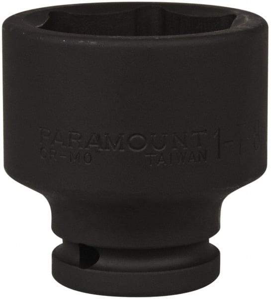 Paramount - 3/4" Drive 1-7/8" Standard Impact Socket - 6 Points, 2-11/16" OAL - Exact Tool & Supply