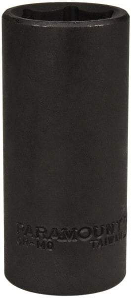 Paramount - 1/2" Drive 25mm Deep Impact Socket - 6 Points, 3-1/2" OAL - Exact Tool & Supply