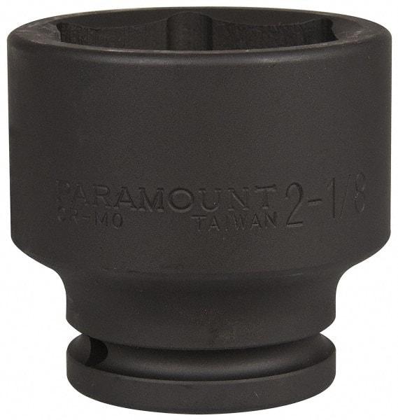 Paramount - 3/4" Drive 2-1/8" Standard Impact Socket - 6 Points, 2-51/64" OAL - Exact Tool & Supply