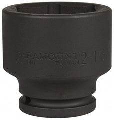 Paramount - 3/4" Drive 2-1/8" Standard Impact Socket - 6 Points, 2-51/64" OAL - Exact Tool & Supply