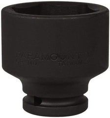 Paramount - 3/4" Drive 2" Standard Impact Socket - 6 Points, 2-11/16" OAL - Exact Tool & Supply