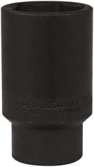 Paramount - 1/2" Drive 35mm Deep Impact Socket - 6 Points, 3-1/2" OAL - Exact Tool & Supply
