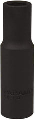 Paramount - 1/2" Drive 1/2" Deep Impact Socket - 6 Points, 3-5/16" OAL - Exact Tool & Supply