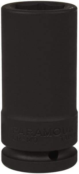 Paramount - 3/4" Drive 1-1/16" Deep Impact Socket - 6 Points, 3-35/64" OAL - Exact Tool & Supply
