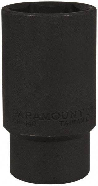 Paramount - 1/2" Drive 32mm Deep Impact Socket - 6 Points, 3-1/2" OAL - Exact Tool & Supply