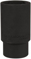 Paramount - 1/2" Drive 32mm Deep Impact Socket - 6 Points, 3-1/2" OAL - Exact Tool & Supply