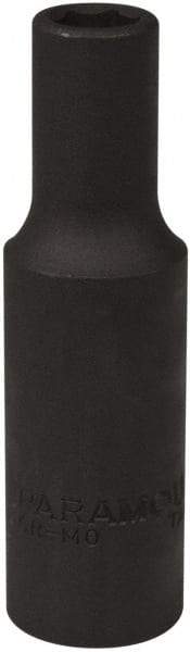 Paramount - 1/2" Drive 3/8" Deep Impact Socket - 6 Points, 3-5/16" OAL - Exact Tool & Supply