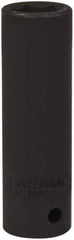 Paramount - 1/2" Drive 15mm Deep Impact Socket - 6 Points, 3-5/64" OAL - Exact Tool & Supply