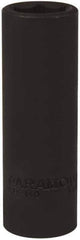 Paramount - 1/2" Drive 17mm Deep Impact Socket - 6 Points, 3-5/64" OAL - Exact Tool & Supply