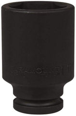Paramount - 3/4" Drive 1-11/16" Deep Impact Socket - 6 Points, 3-35/64" OAL - Exact Tool & Supply