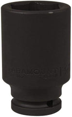 Paramount - 1/2" Drive 1-9/16" Deep Impact Socket - 6 Points, 3-1/2" OAL - Exact Tool & Supply