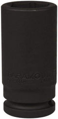 Paramount - 3/4" Drive 1-3/16" Deep Impact Socket - 6 Points, 3-35/64" OAL - Exact Tool & Supply