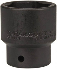 Paramount - 1/2" Drive 34mm Standard Impact Socket - 6 Points, 2" OAL - Exact Tool & Supply