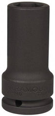 Paramount - 3/4" Drive 21mm Deep Impact Socket - 6 Points, 3-35/64" OAL - Exact Tool & Supply