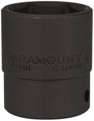 Paramount - 1/2" Drive 1-1/8" Standard Impact Socket - 6 Points, 2" OAL - Exact Tool & Supply