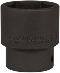 Paramount - 1/2" Drive 1-5/16" Standard Impact Socket - 6 Points, 2" OAL - Exact Tool & Supply