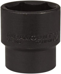 Paramount - 1/2" Drive 32mm Standard Impact Socket - 6 Points, 2" OAL - Exact Tool & Supply